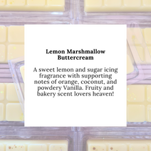 Load image into Gallery viewer, Lemon Marshmallow Buttercream Snap Bar
