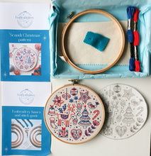 Load image into Gallery viewer, Scandi Christmas Embroidery Kit
