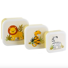 Load image into Gallery viewer, Savannah Safari Lunch Boxes - Set of 3
