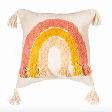 Load image into Gallery viewer, Rainbow Tufted Cushion
