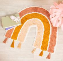 Load image into Gallery viewer, Rainbow Rug With Tassels - NEW
